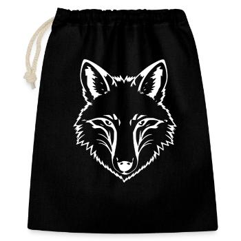 Fox - Gift Bag 40 x 50 cm - black - Front