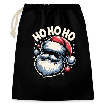 Ho Ho Ho Santa - Gift Bag 40 x 50 cm - black - Front