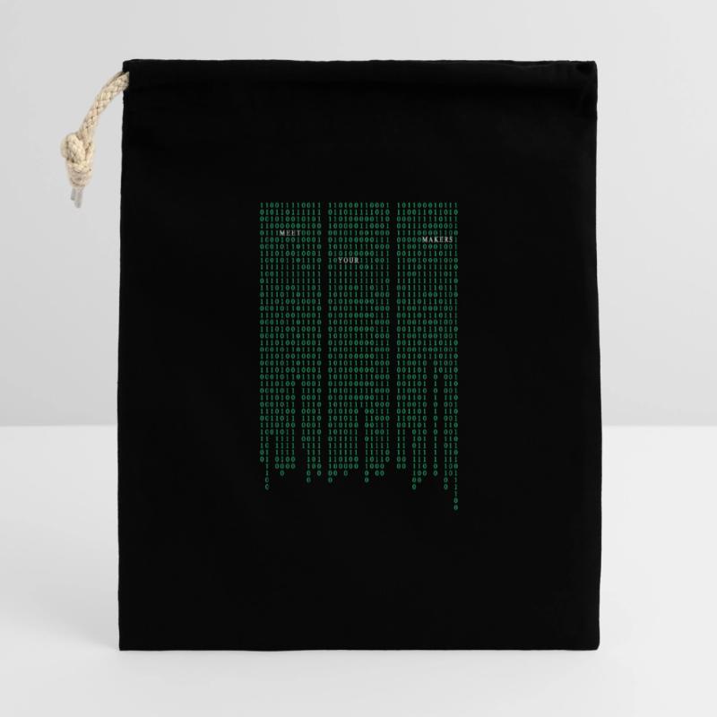 Matrix code Gift Bag 40 x 50 cm
