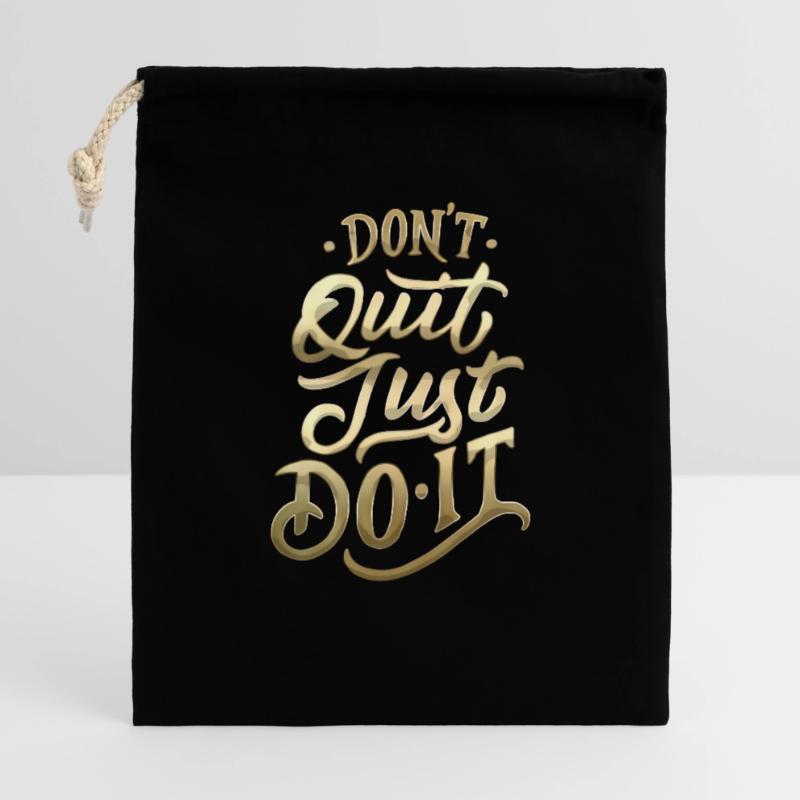 Ne quittez pas Gradient Script Sac cadeau 40 x 50 cm