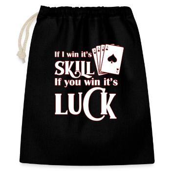 poker - Gift Bag 40 x 50 cm - black - Front