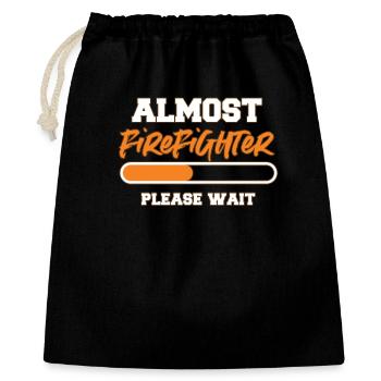 fire Department - Gift Bag 40 x 50 cm - black - Front