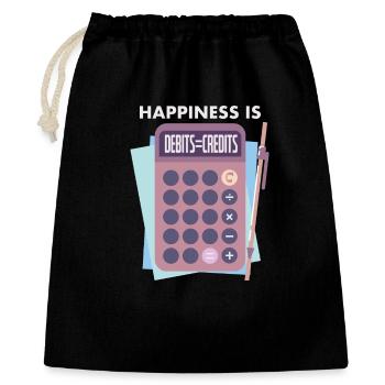 Accountant - Gift Bag 40 x 50 cm - black - Front