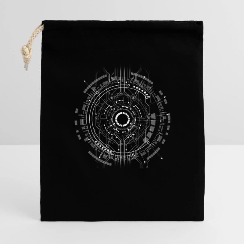 computer c-base stern space cpu nerd pc coder star Gift Bag 40 x 50 cm