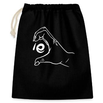 Love Hands Partners T-shirts - Couple Chemise - Sac cadeau 40 x 50 cm - noir - Devant