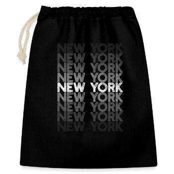 New York - Gift Bag 40 x 50 cm - black - Front