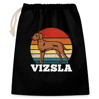 Vizsla Retro - Gift Bag 40 x 50 cm - black - Front