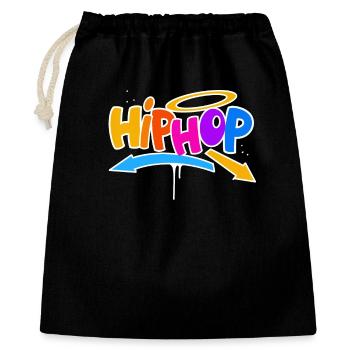 Hip Hop - Sac cadeau 40 x 50 cm - noir - Devant