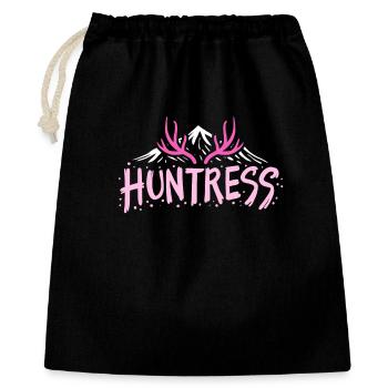 Huntress hunting - Gift Bag 40 x 50 cm - black - Front