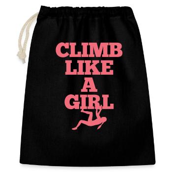 Climbing Bouldering - Gift Bag 40 x 50 cm - black - Front