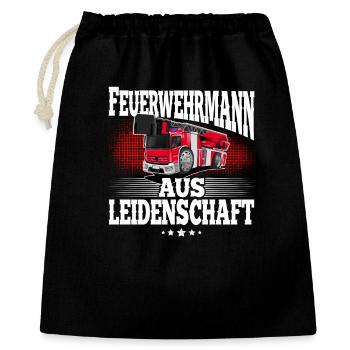Firefighter - Gift Bag 40 x 50 cm - black - Front