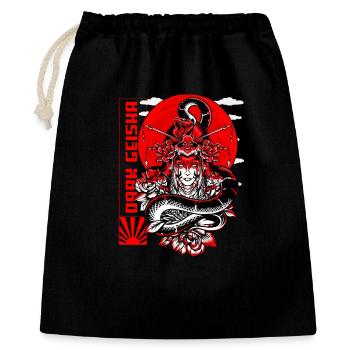 Dark Geisha Japanese Artwork - Gift Bag 40 x 50 cm - black - Front