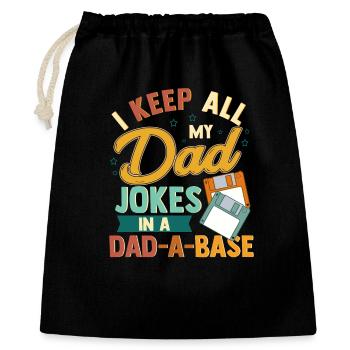 Dad Joke Dad-A-Base T-shirt graphique - Sac cadeau 40 x 50 cm - noir - Devant