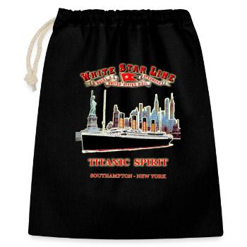 TITANIC FANTOME IN NEW YORK L. RUNEMBERG © Adagp - Gift Bag 40 x 50 cm - black - Front