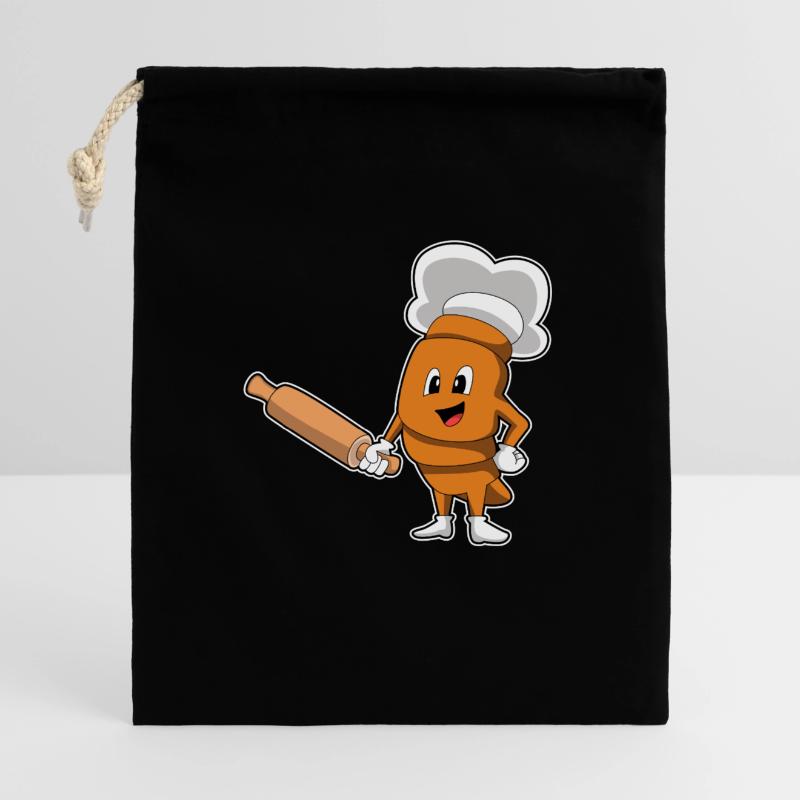 Bread Baker Rolling Pin Baking Gift Bag 40 x 50 cm