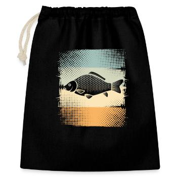 Carpe - Sac cadeau 40 x 50 cm - noir - Devant