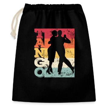 Tango Argentino Retro Vintage Tango Vals Dance - Gift Bag 40 x 50 cm - black - Front