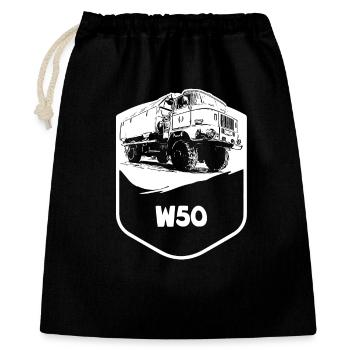 W50 | GDR | Trucks | IFA - Gift Bag 40 x 50 cm - black - Front