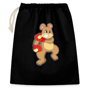 Boxer Bear Boxer Gants de boxe Boxe - Sac cadeau 40 x 50 cm - noir - Devant