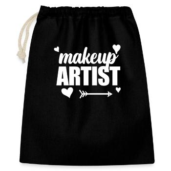 Make Up Artist Beautician - Gift Bag 40 x 50 cm - black - Front