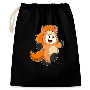 Costume de fille cheval - Sac cadeau 40 x 50 cm - noir - Devant