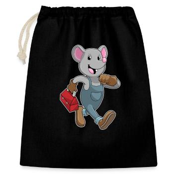 Mouse Craftsman Toolbox Crafts - Gift Bag 40 x 50 cm - black - Front
