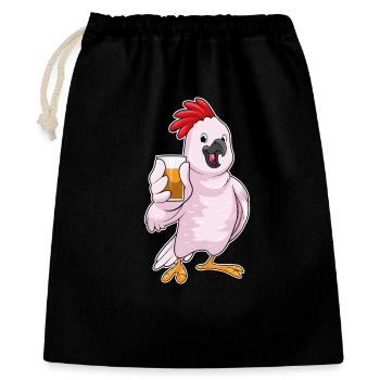 Jus de perroquet - Sac cadeau 40 x 50 cm - noir - Devant