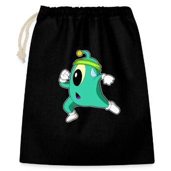 Alien Jogger Jogging Sport - Gift Bag 40 x 50 cm - black - Front