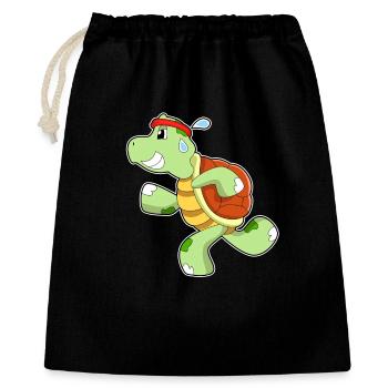 Turtle Jogger Jogging Sport - Sac cadeau 40 x 50 cm - noir - Devant