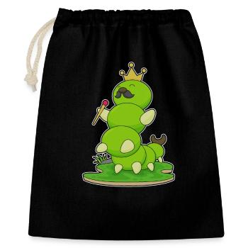 Couronne de chenille - Sac cadeau 40 x 50 cm - noir - Devant