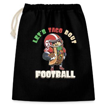 Taco Bout Football Match Day - Gift Bag 40 x 50 cm - black - Front