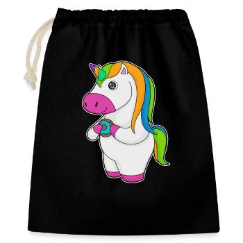 Unicorn Donut - Gift Bag 40 x 50 cm - black - Front
