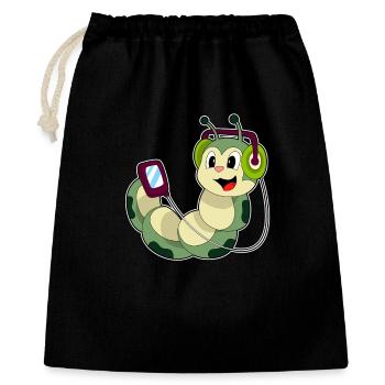 Musique casque Caterpillar - Sac cadeau 40 x 50 cm - noir - Devant
