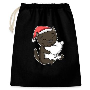Havana Cat Christmas Sleep Tired - Gift Bag 40 x 50 cm - black - Front