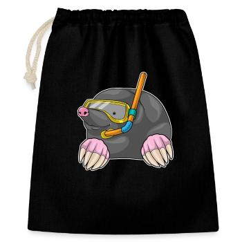 Mole Diver Snorkel Diving - Gift Bag 40 x 50 cm - black - Front