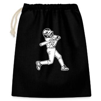 Baseball Kid - Gift Bag 40 x 50 cm - black - Front