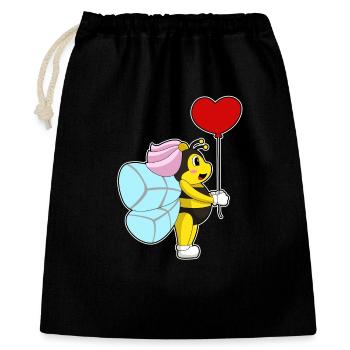 Mariage en ballon Bee Bride - Sac cadeau 40 x 50 cm - noir - Devant