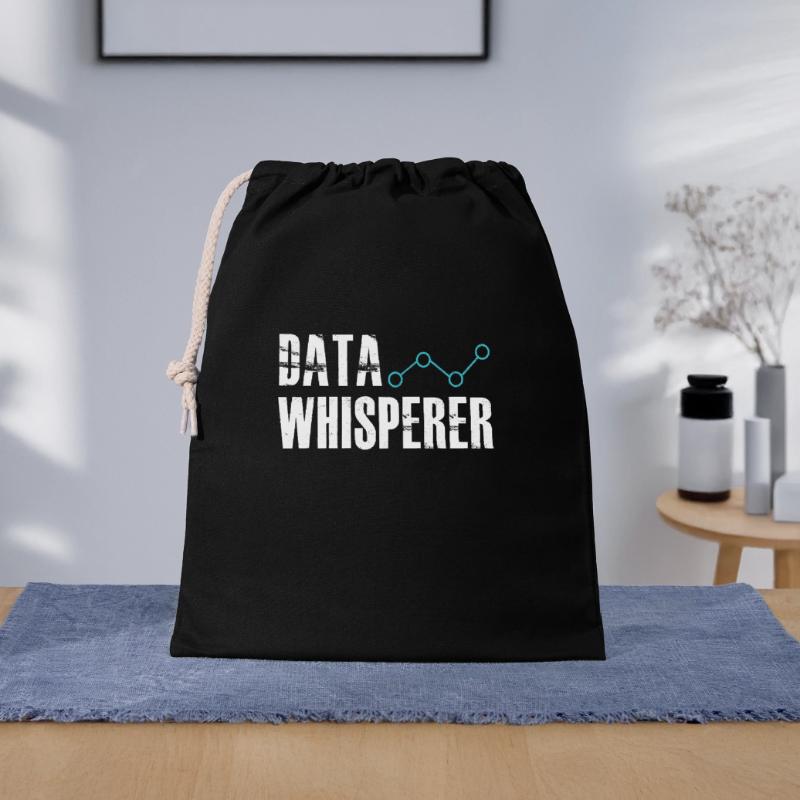 Data Whisperer Science Analyst Software Engineer Geschenkbeutel aus Baumwolle (40 x 50 cm)