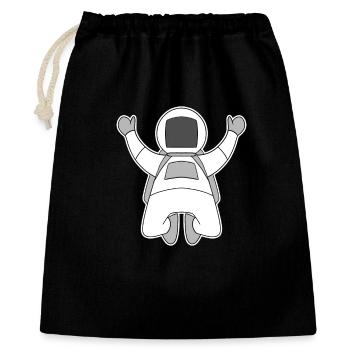 Astronaut motif - Gift Bag 40 x 50 cm - black - Front