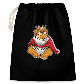 Couronne de Tigre - Sac cadeau 40 x 50 cm - noir - Devant
