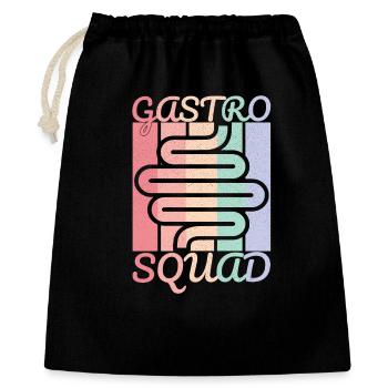 Nouveau médecin gastroentérologue de l’escouade d’infirmières gastro-entérologues - Sac cadeau 40 x 50 cm - noir - Devant