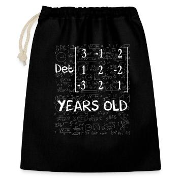29th birthday 29 years matrix determinant - Gift Bag 40 x 50 cm - black - Front