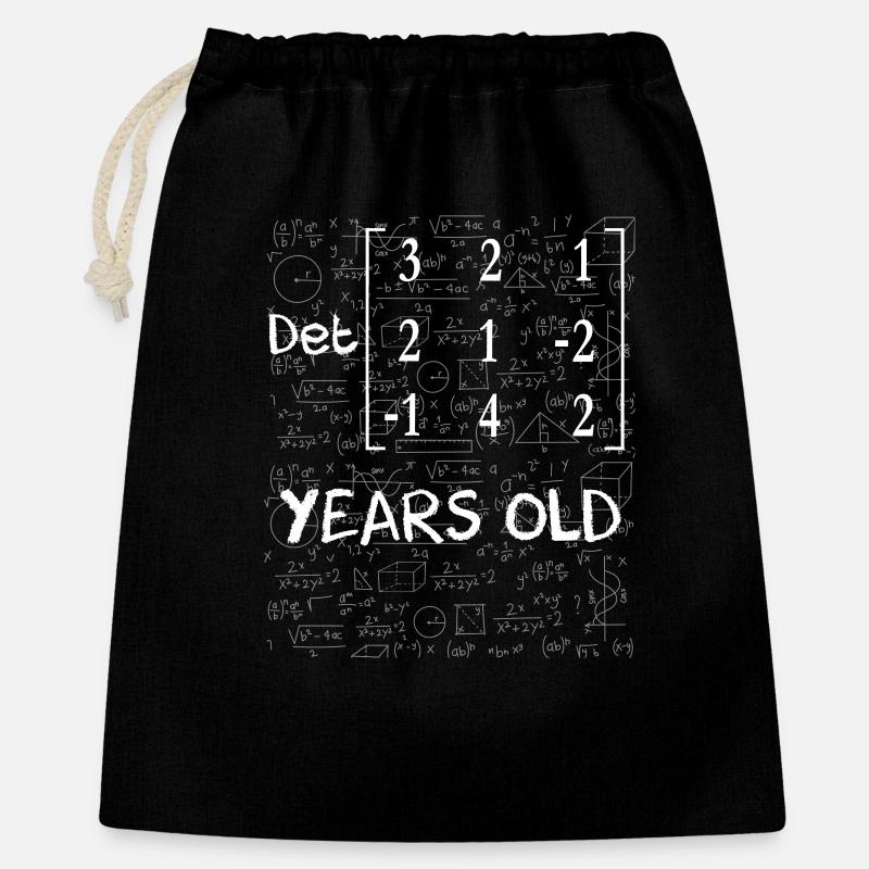 35th anniversary 35 years matrix determinant - Gift Bag 40 x 50 cm - black