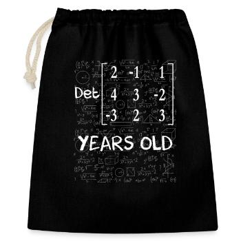 49th birthday 49 years matrix determinant - Gift Bag 40 x 50 cm - black - Front