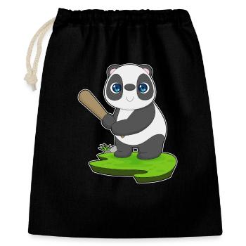 Panda Baseball Battes de baseball - Sac cadeau 40 x 50 cm - noir - Devant