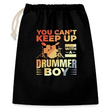 Drummer Boy - Gift Bag 40 x 50 cm - black - Front