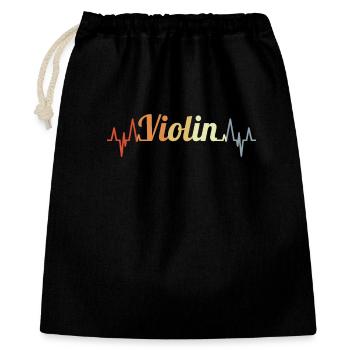 Violin palpitations - Gift Bag 40 x 50 cm - black - Front