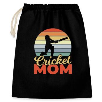 Drôle De Cricket Maman - Sac cadeau 40 x 50 cm - noir - Devant