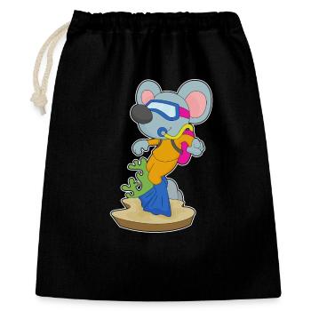 Mouse Diver Swimming Goggles Diving - Gift Bag 40 x 50 cm - black - Front