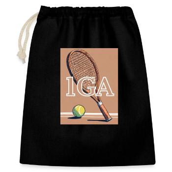 TENNIS WORLD - 1GA AI Generated - Gift Bag 40 x 50 cm - black - Front